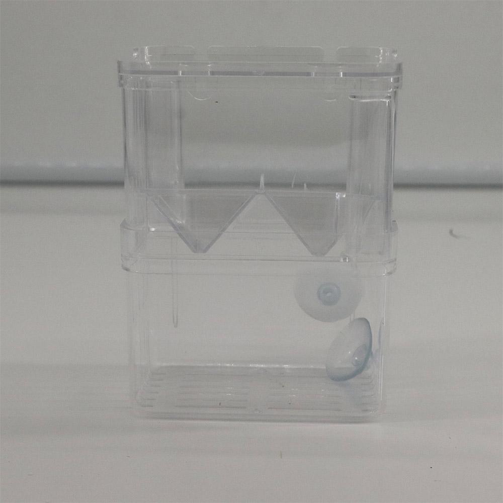 Aquarium Fish Reproduction - ベビーフィッシュ用タンク水槽 グッピー用 吸盤付き 魚の繁殖インキュベーター 水槽アクセサリー 繁殖ボックス