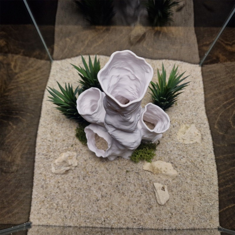 Aquarium Fish For Sale - ホットセール 3Dプリント サンゴトンネル 隠れ家 植物インサート 水槽