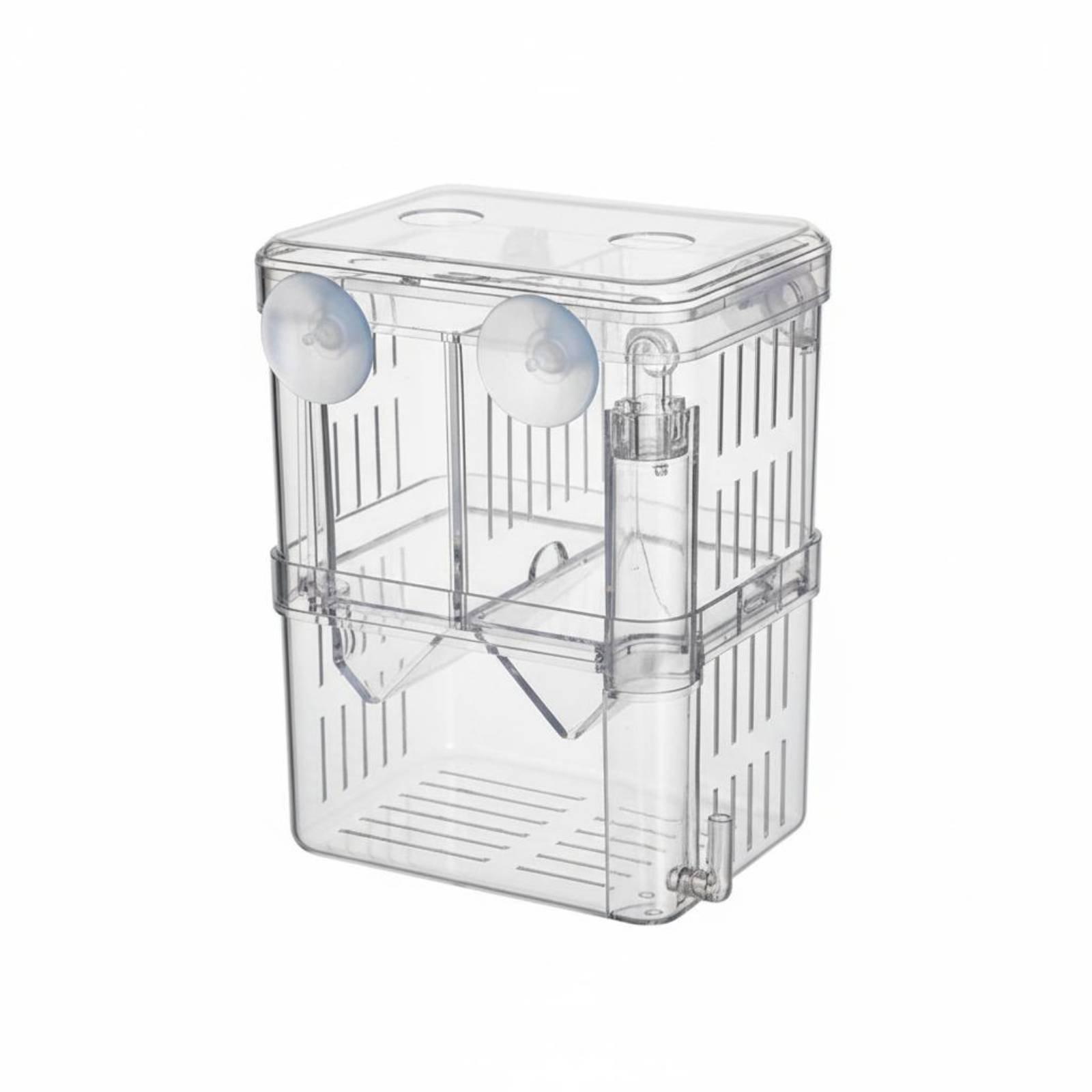 Aquarium Fish In - 二層水槽飼育タンク稚魚隔離分離器透明孵化箱水槽用品用