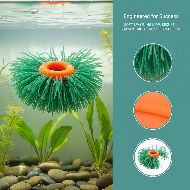 魚卵コレクター 10個入り 繁殖スレート付き 水槽産卵モップ - Aquarium Fish Reproduction のレビューと価格