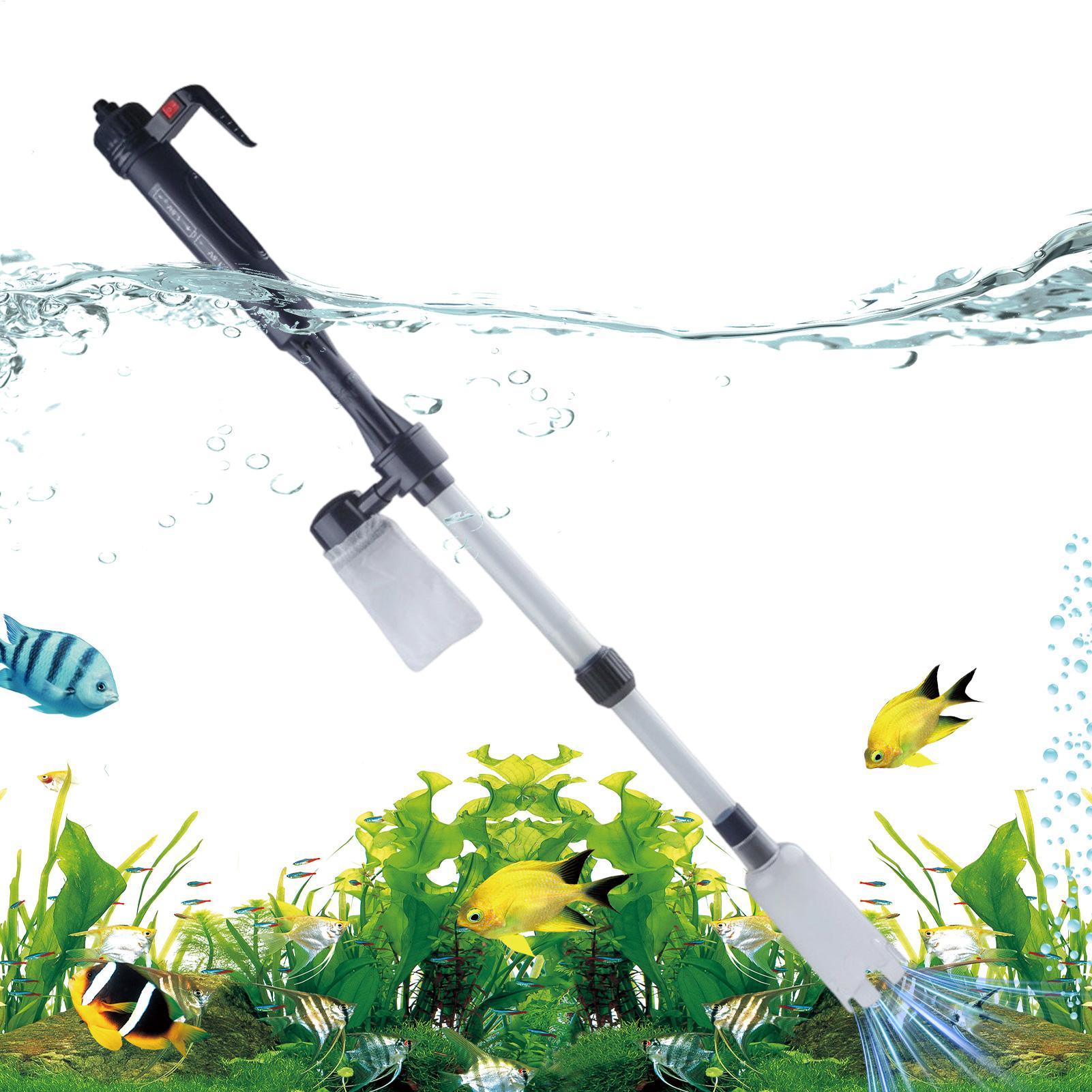 ホットセール中！水槽用電動調整式ポータブルUSB砂吸い機、オ - Aquarium Fish For Sale のレビューと価格