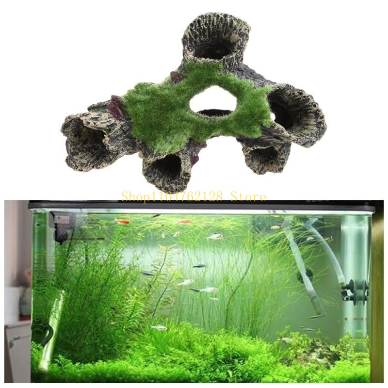 魚タンク装飾水族館隠れ家苔の木洞窟小魚ベタハウス樹脂装飾複数 - Aquarium Fish For Sale のレビューと価格
