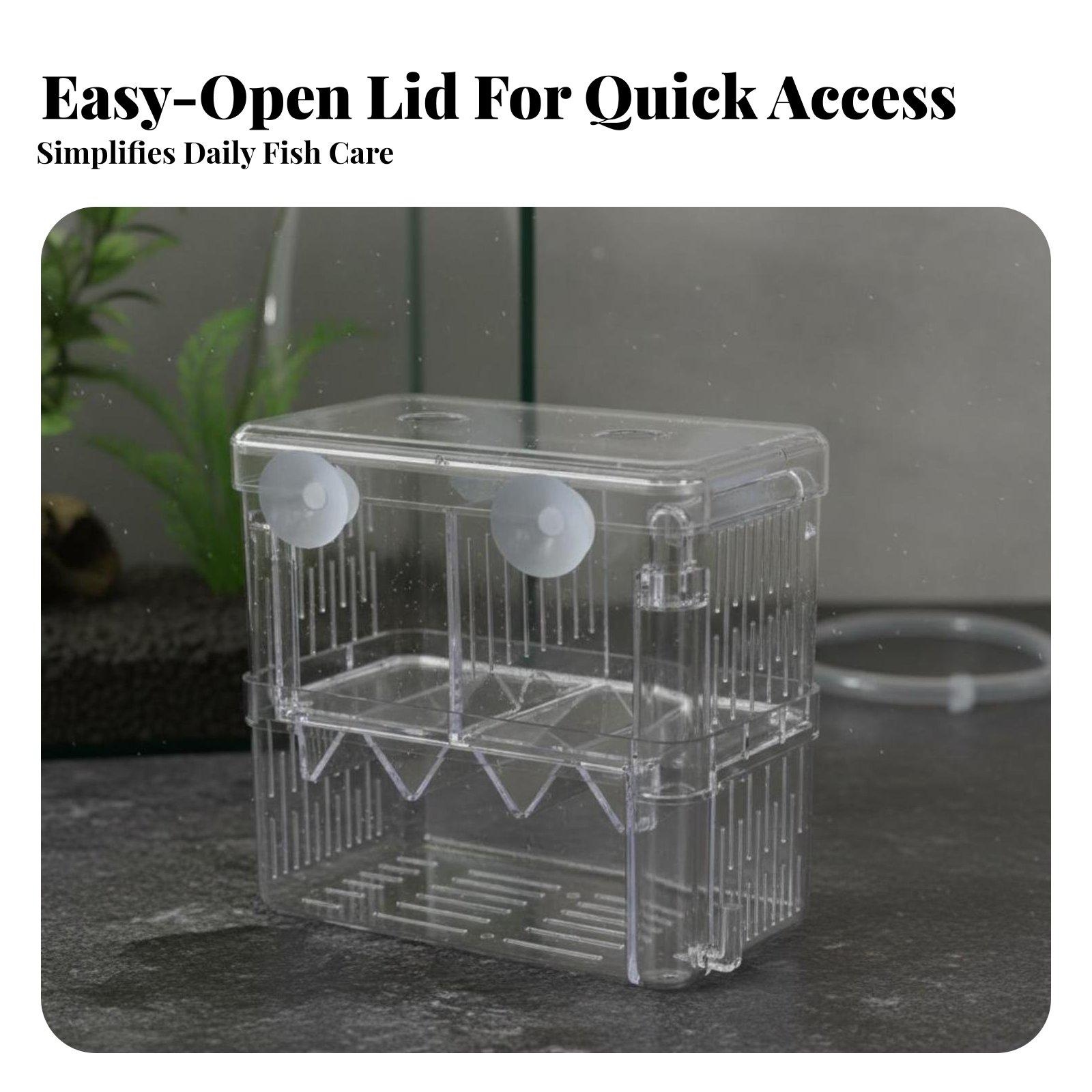 二層水槽飼育タンク稚魚隔離分離器透明孵化箱水槽用品用 - Aquarium Fish In のレビューと価格