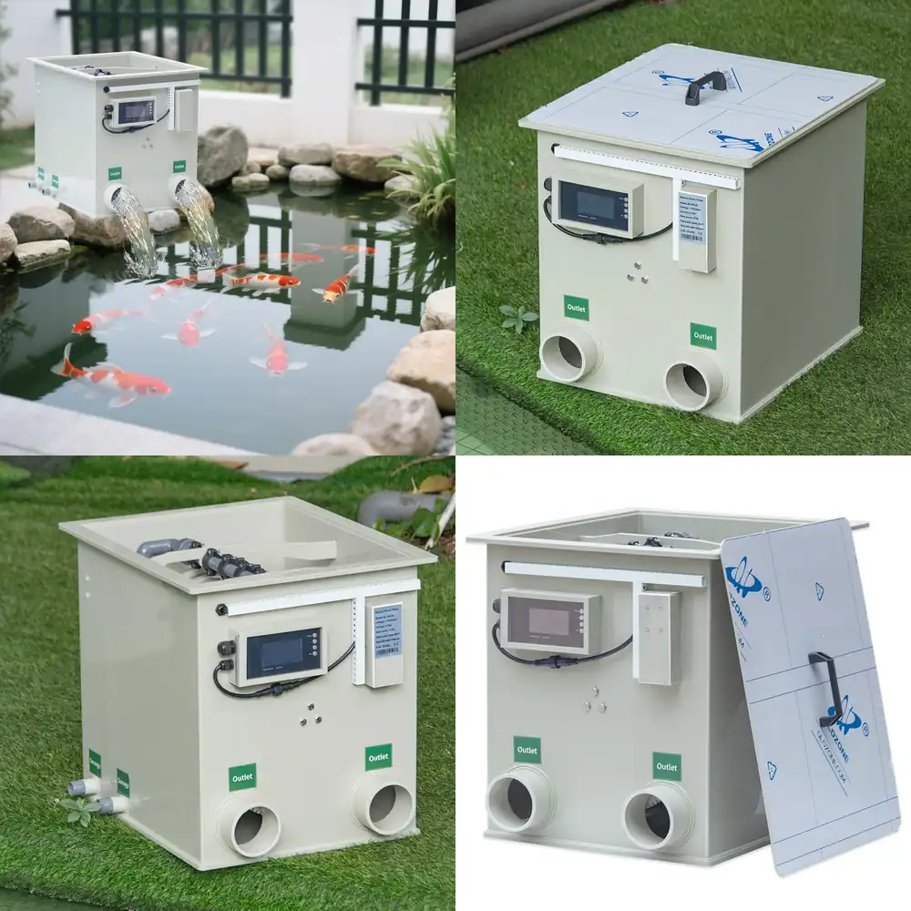 QihangRAS 5300ガロン鯉池用RDFマイクロドラム - Aquarium Fish In のレビューと価格