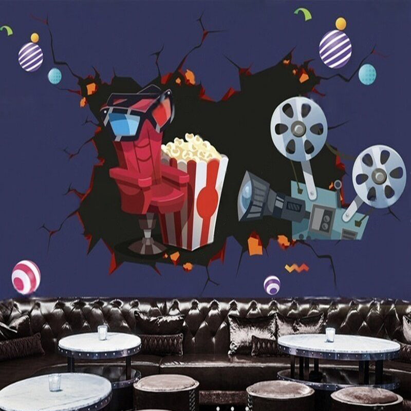 ユニークで新鮮なシネマカメラフィルムコーラポップコーンレトロ - Background Film 3D のレビューと価格