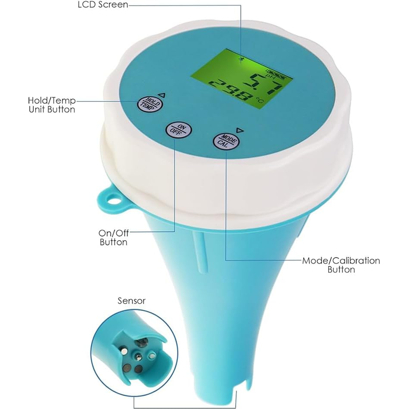 6-in-1スマート水質モニター：EC、PH、ORP、温度、 - Aquarium Fish In のレビューと価格