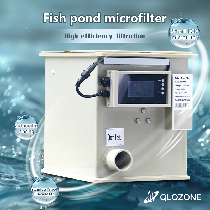 新型デザイン ミニ回転ドラムフィルター 110v 220v  - Aquarium Fish In のレビューと価格