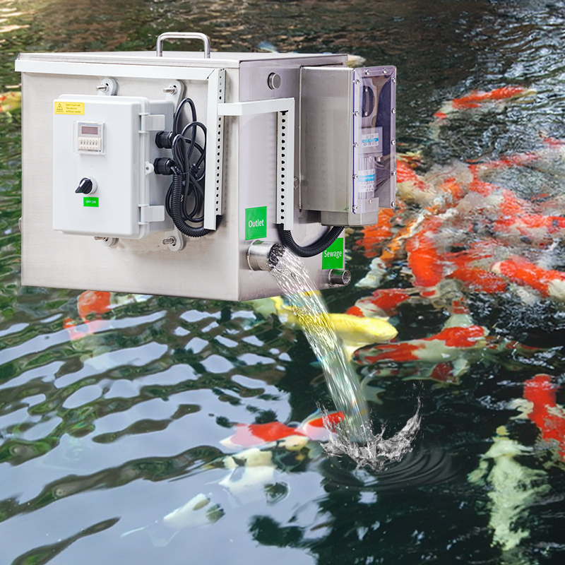 家庭用小型5m³/hドラムフィルター ステンレス製回転ドラム - Aquarium Fish In のレビューと価格